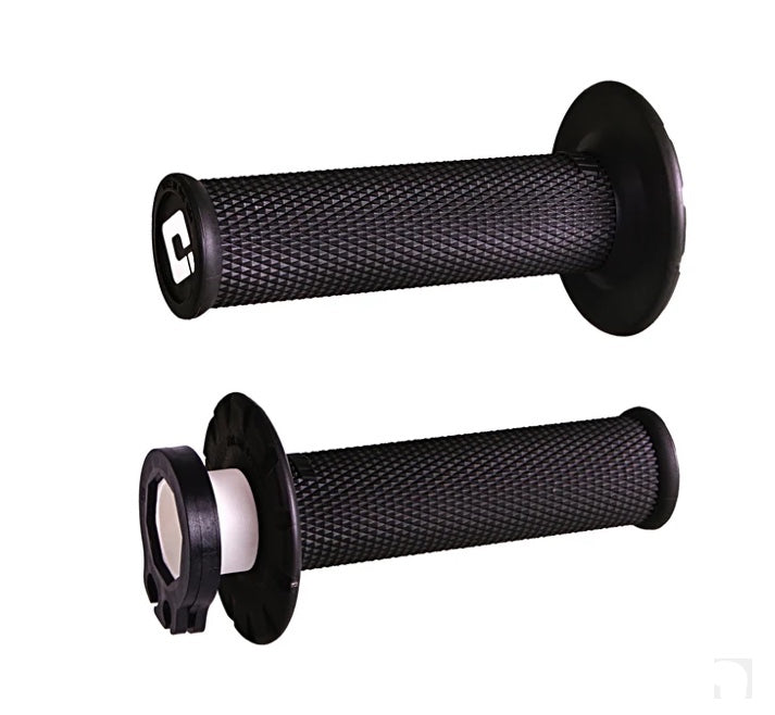 ODI MX V2 LOCK-ON GRIPS – NO-WAFFLE BLACK