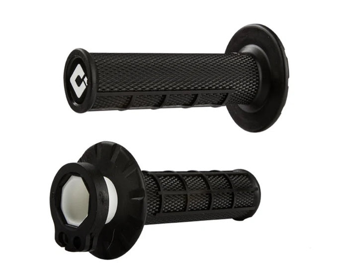 ODI MX V2 LOCK-ON GRIPS – HALF-WAFFLE BLACK