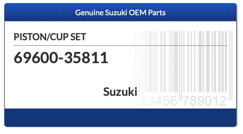 SUZUKI OEM REAR BRAKE MASTER CYLINDER REBUILD KIT