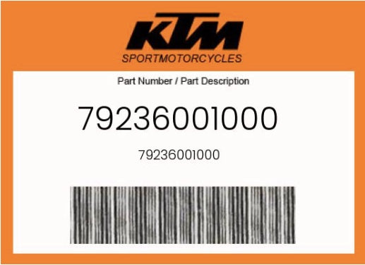 KTM OEM CAM CHAIN GUIDE RAIL
