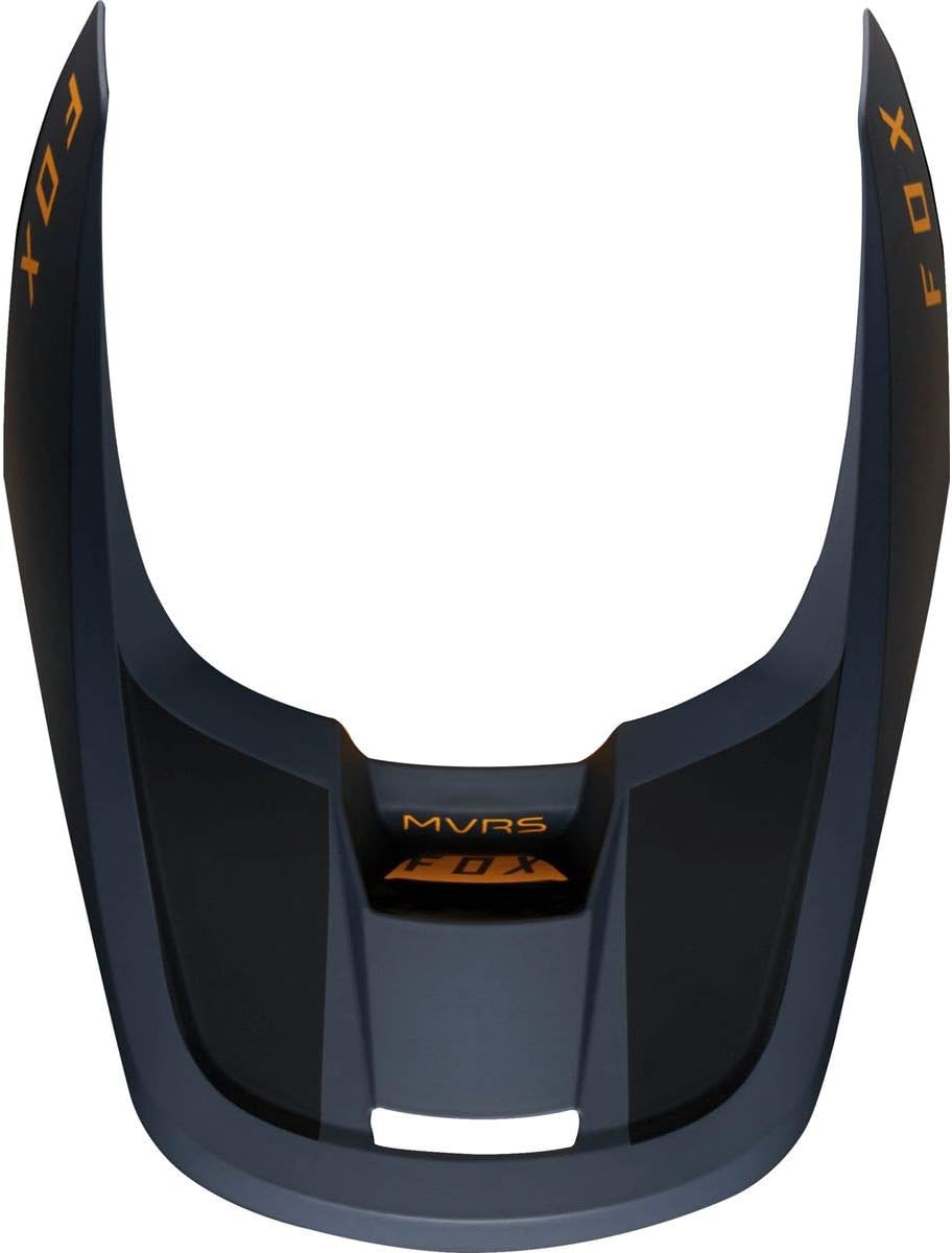 FOX RACING MATA VISOR MEN'S MX19 V1 OFF-ROAD MOTORCYCLE HELMET ACCESSORIES - NAVY/YELLOW/LARGE