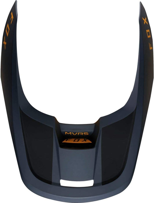 FOX RACING MATA VISOR MEN'S MX19 V1 OFF-ROAD MOTORCYCLE HELMET ACCESSORIES - NAVY/YELLOW/LARGE