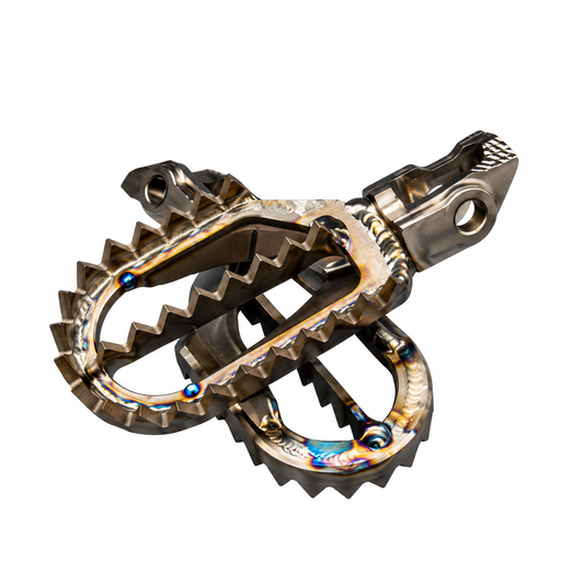 RAPTOR TITANIUM FOOT PEGS FOR YAMAHA