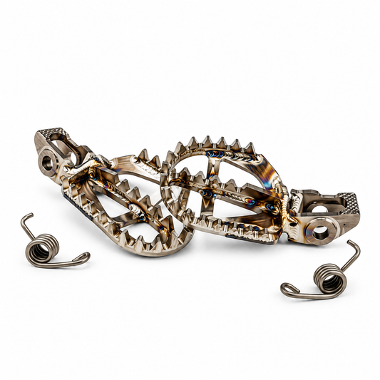 RAPTOR TITANIUM FOOT PEGS FOR HONDA
