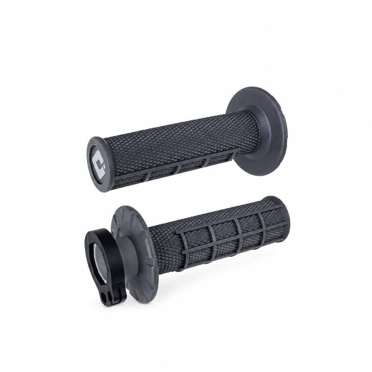 ODI MX V2 LOCK-ON GRIPS – HALF-WAFFLE BLACK