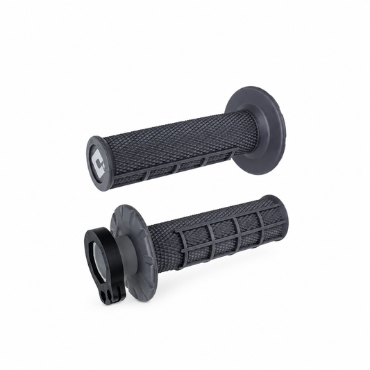 ODI MX V2 LOCK-ON GRIPS – HALF-WAFFLE BLACK