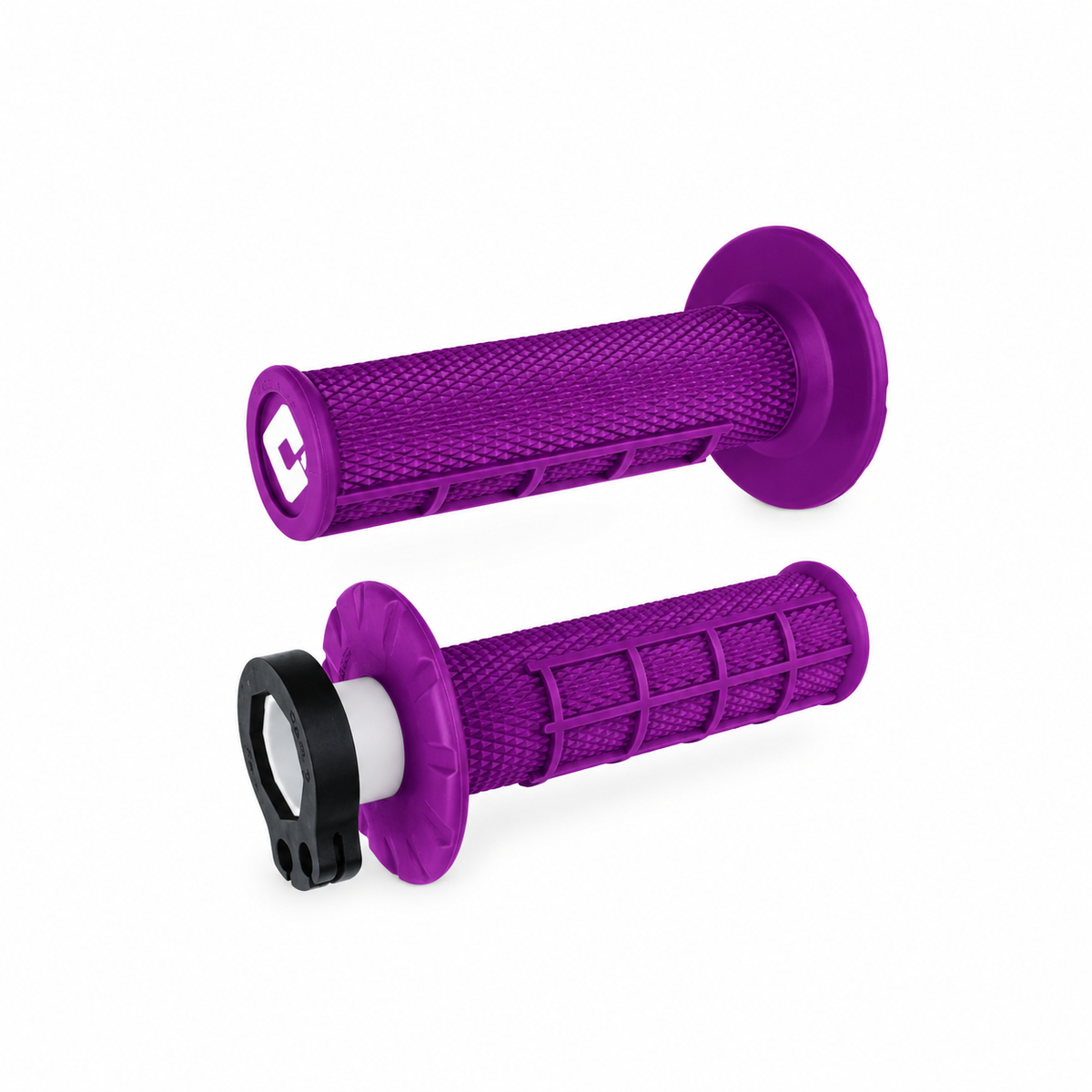 ODI MX V2 LOCK-ON GRIPS – HALF-WAFFLE BLACK