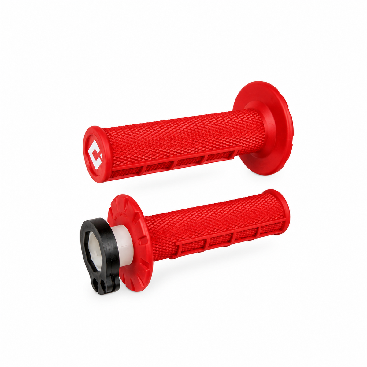 ODI MX V2 LOCK-ON GRIPS – HALF-WAFFLE BLACK