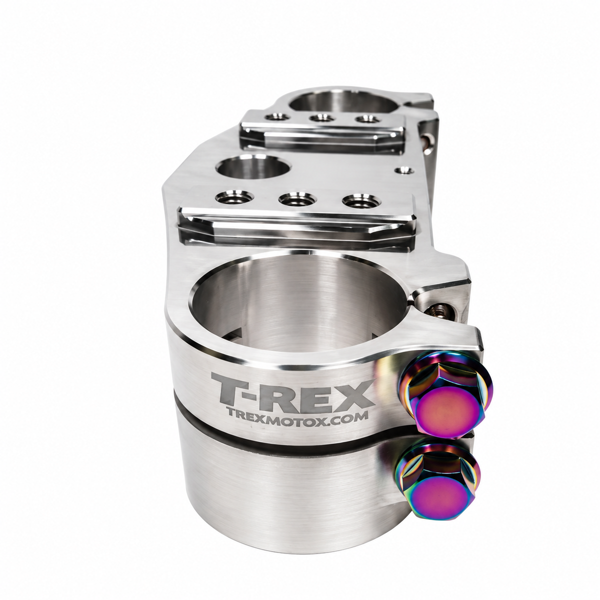 T-REX TRIPLE CLAMP W/ADJUSTABLE T-REX BAR MOUNTS YAMAHA 65/85CC