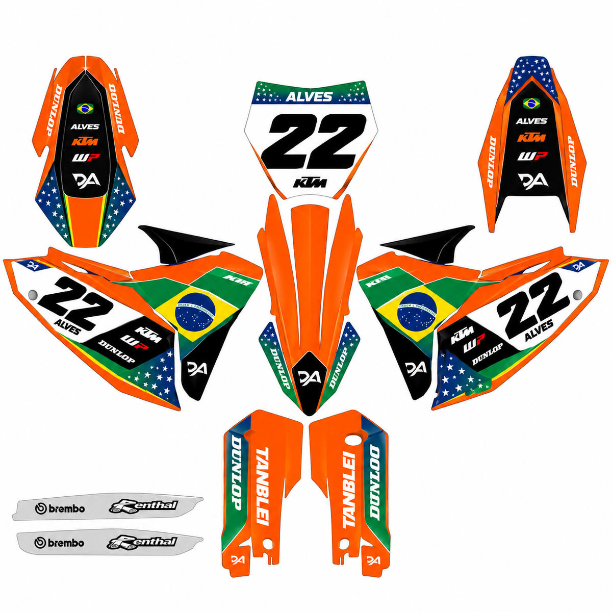 Moto 1 Custom Graphic Kit