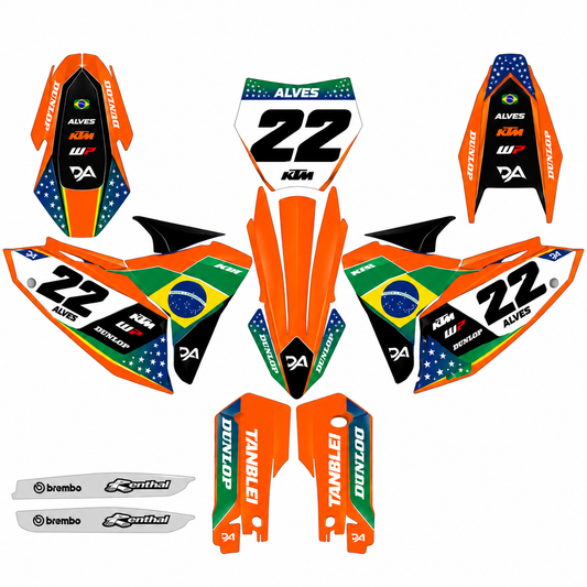 Moto 1 Custom Graphic Kit