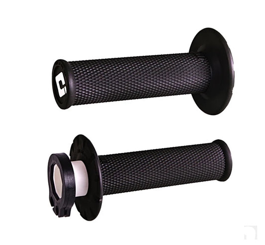 ODI MX V2 LOCK-ON GRIPS – NO-WAFFLE BLACK