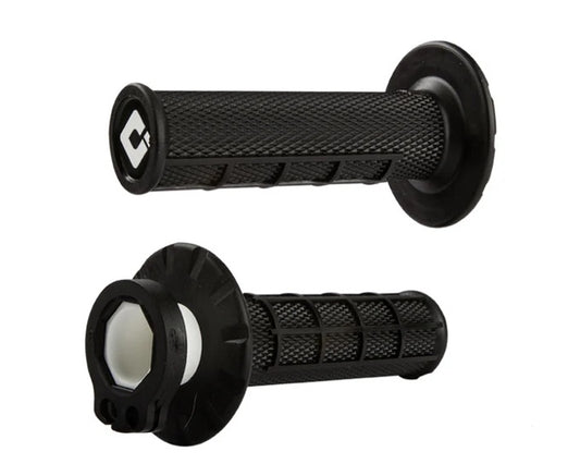 ODI MX V2 LOCK-ON GRIPS – HALF-WAFFLE BLACK