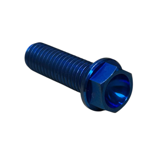 RACETECH TITANIUM HANDLEBAR MOUNT BOLT KIT M8X25MM - TRIUMPH (BLASTING BLUE)