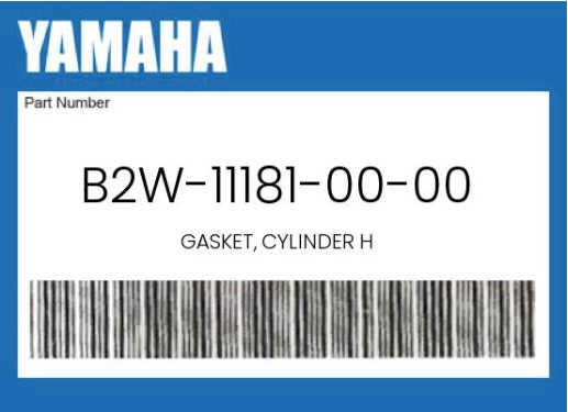 YAMAHA OEM CYLINDER HEAD GASKET