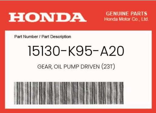 HONDA OEM OIL PUMP DRIVEN GEAR (23T)
