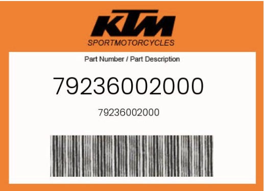 KTM OEM CAM CHAIN TENSIONING RAIL