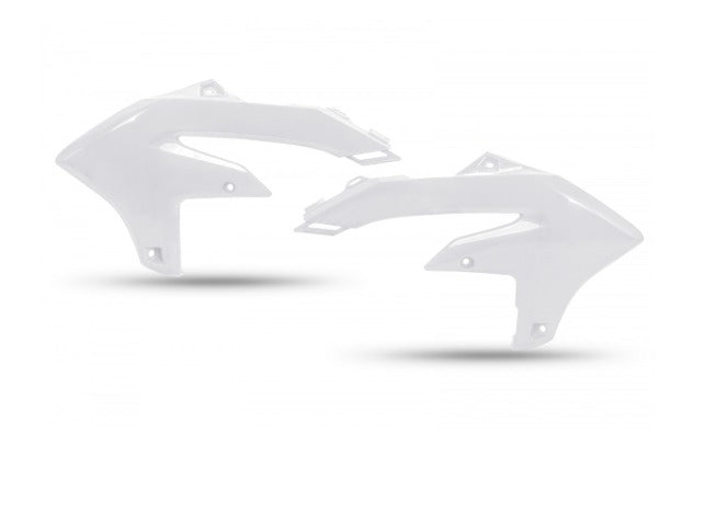 UFO RADIATOR COVERS WHITE FOR YAMAHA YZ 250F/FX - WR 250F - YZ 450F/FX - WR 450F
