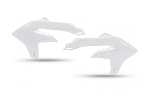 UFO RADIATOR COVERS WHITE FOR YAMAHA YZ 250F/FX - WR 250F - YZ 450F/FX - WR 450F