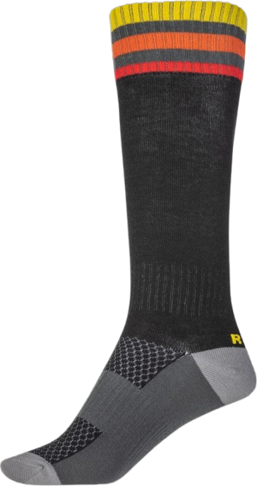 FLY RACING THIN MX SOCKS - BLACK (SIZE SM/MD)