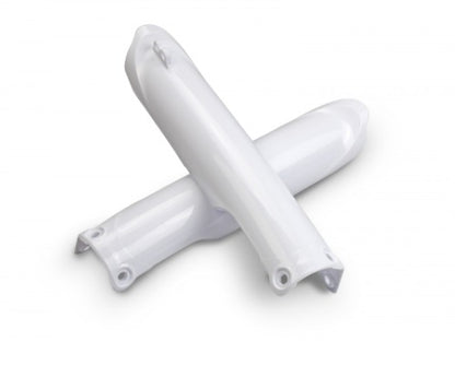 UFO FORK SLIDER PROTECTORS WHITE - YZ 250F/FX - YZ 450F/FX - WR 250/450F